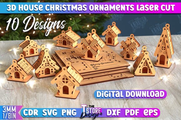 3D Christmas House Bundle DIY Model Review
