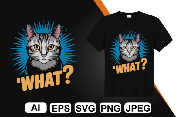 Cat T-shirt Design Generative with AI for Modern T-Shirt Designs