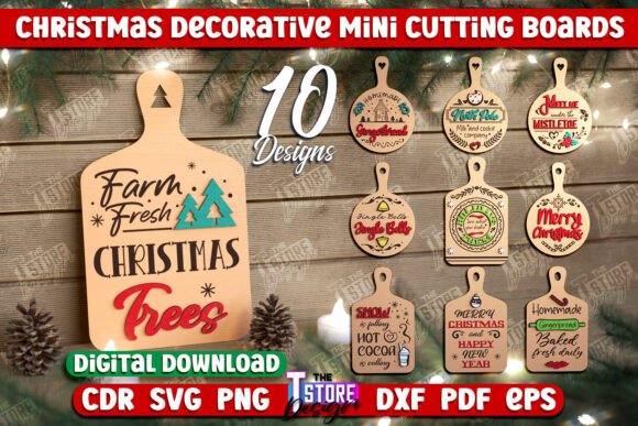 Christmas Decorative Mini Cutting Boards: A Winter Amp Review