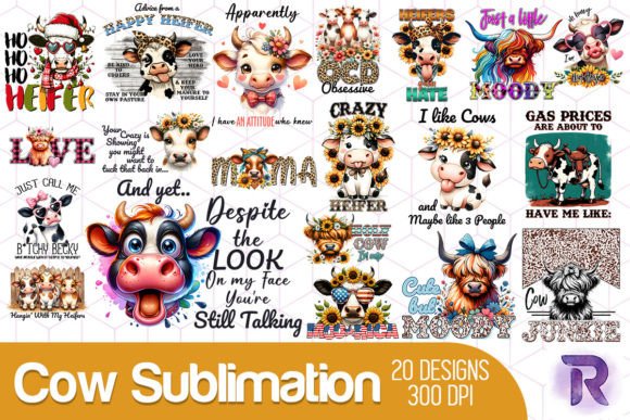 Cow Sublimation Bundle Review for Crafts and Design