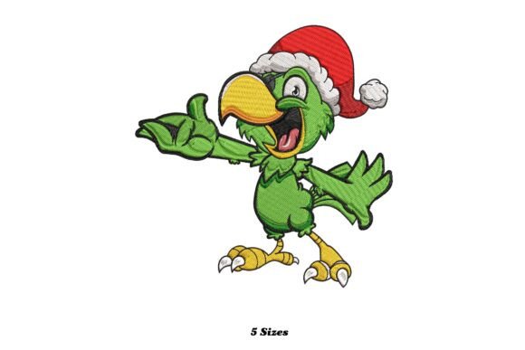 Funny Parrot Bird Christmas: A Visual Asset for Birds and Brands