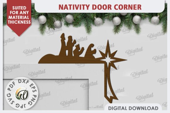 Nativity Door Corner Laser Cut Design Review