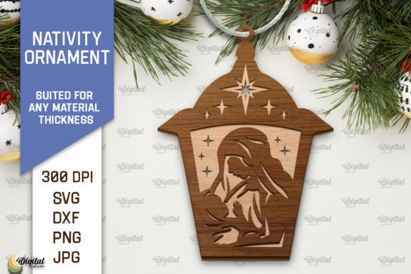 Nativity Ornament Laser Cut Design Review