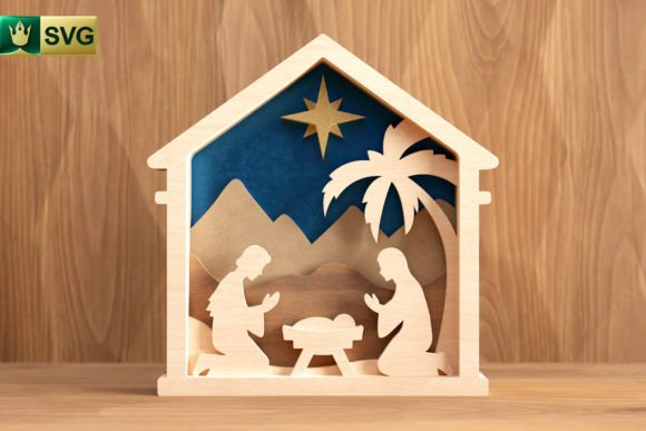Nativity Scene 3D Layered SVG V1: A Winter Amp Review for Publishers