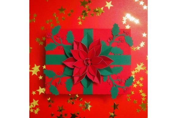 Poinsettia Gift Box 2: A Christmas Branding Asset Review