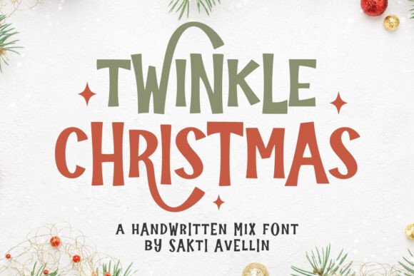 Twinkle Christmas: A Display Font Review for Holiday Projects
