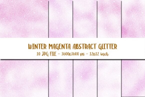 Winter Magenta Abstract Glitter Review for Backgrounds