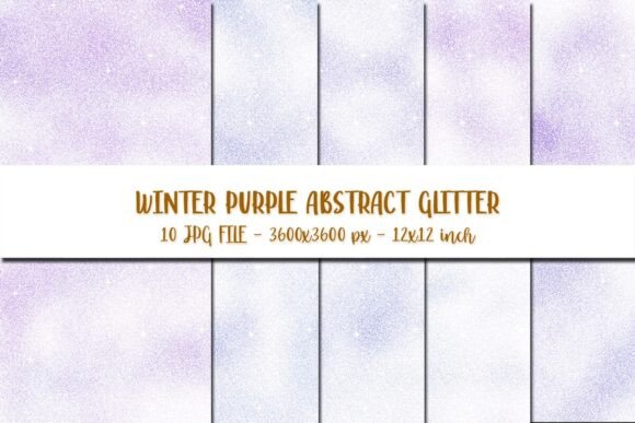 Winter Purple Abstract Glitter for Modern Backgrounds